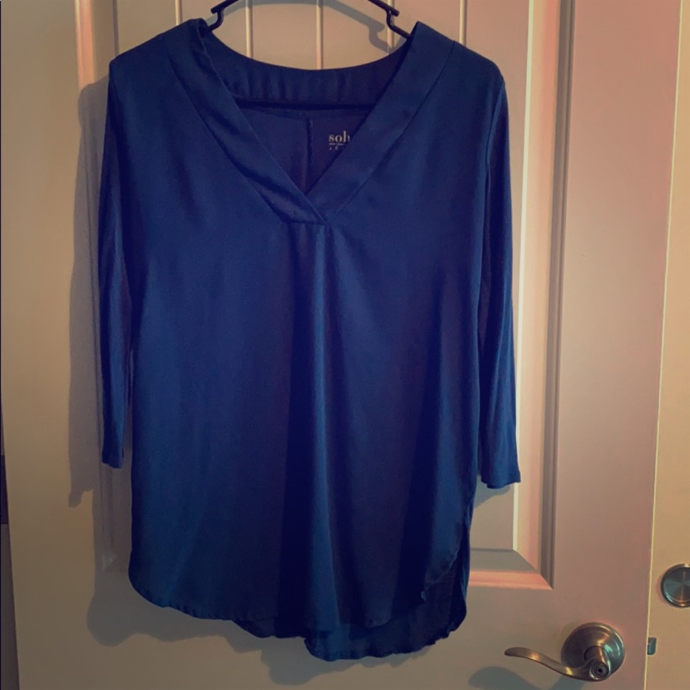 Women’s New York and company blue blouse